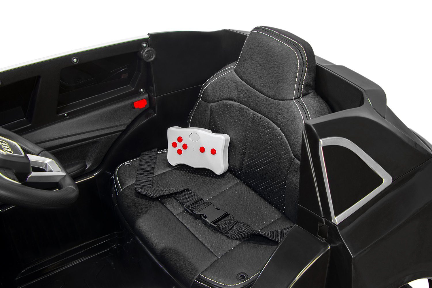 Kidix elektrisches Kinderauto Audi Q5 Police 2x 40W 12V 7Ah Kinderauto Elektroauto