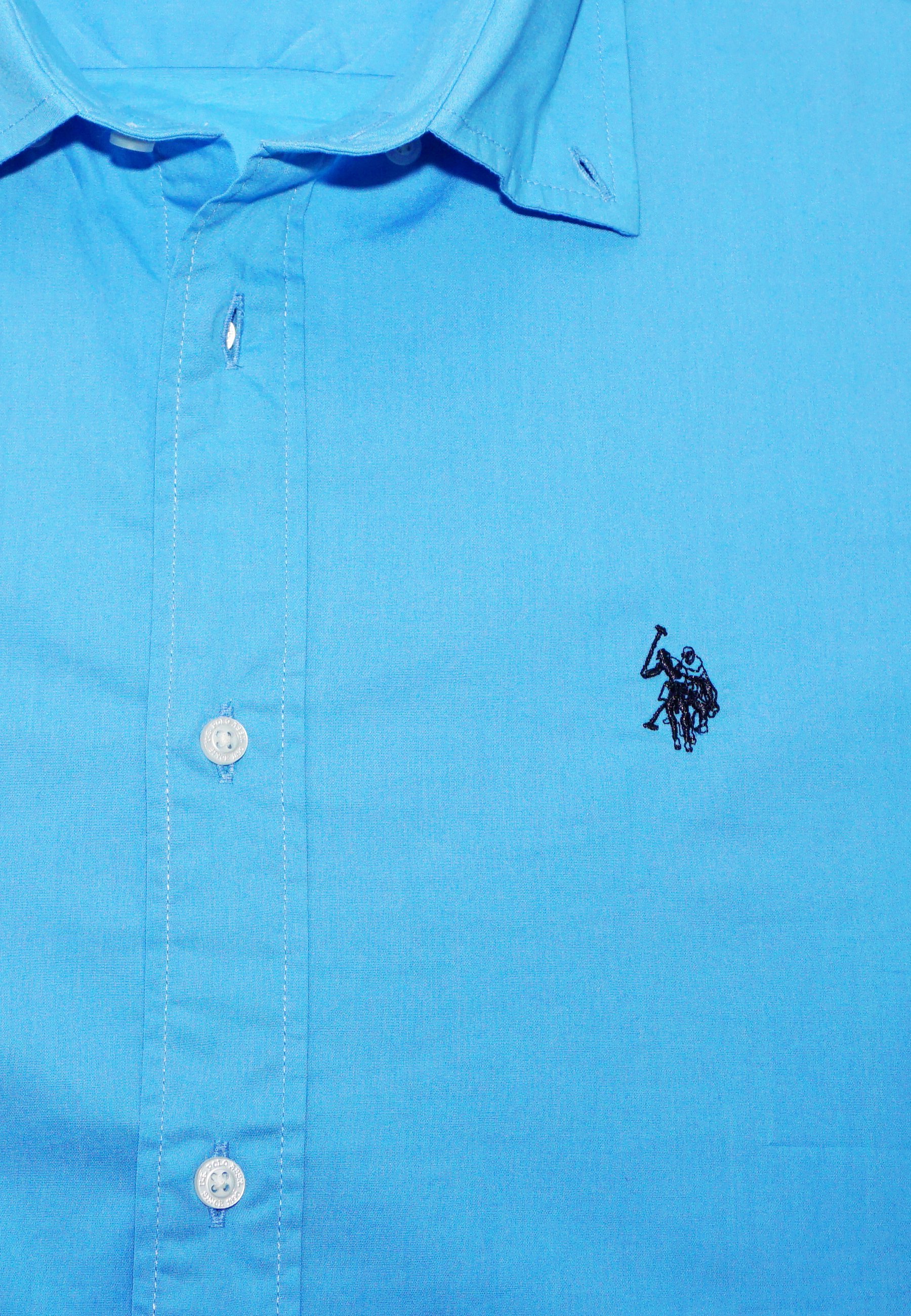 US Polo Assn. Langarmshirt - hellblau