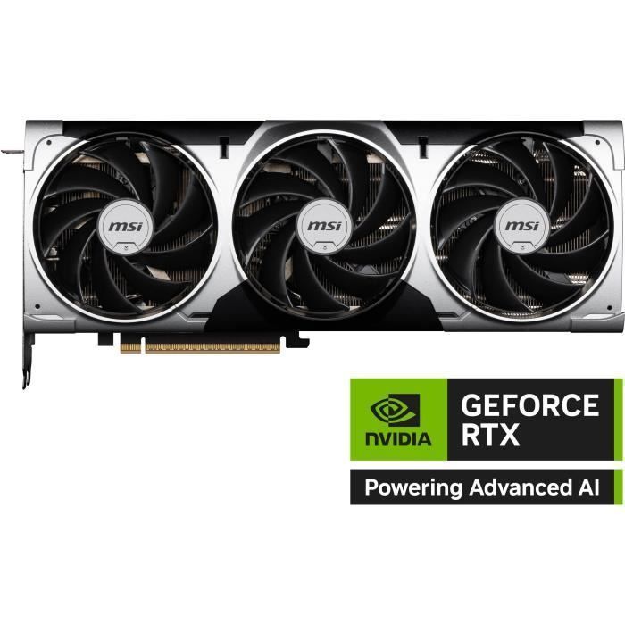 Carte graphique - MSI - VENTUS GeForce RTX5080 16G 3X OC NVIDIA GeForce RTX 5080 16 Go GDDR7