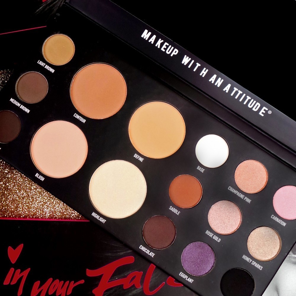 Rude Cosmetics RUDE In Your Face 3-in-1 Palette