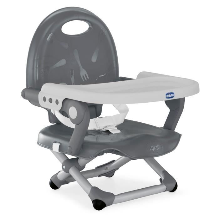 Elevador de mesa para aperitivos CHICCO Pocket, gris oscuro