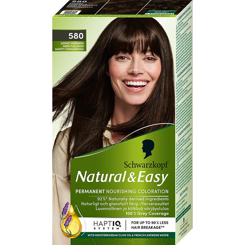 Coloration Natural&Easy 580 Châtain foncé