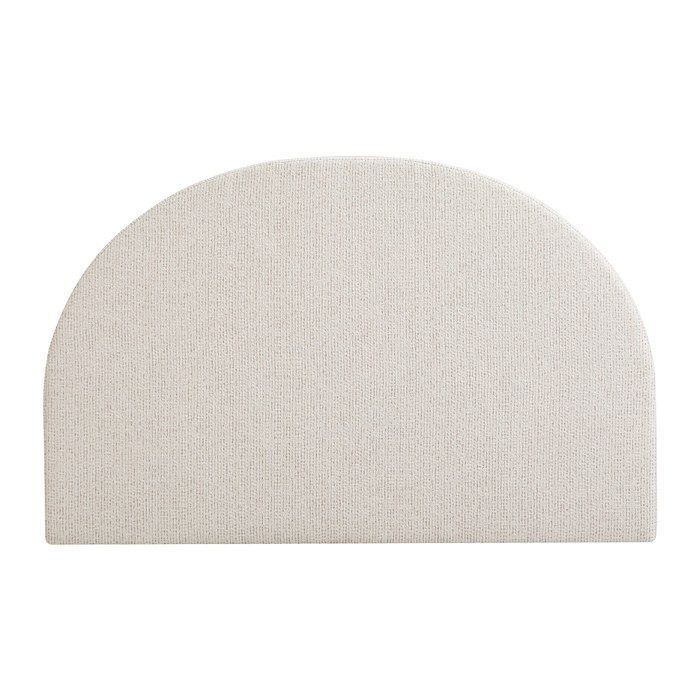 Tête de lit 160 cm - Tissu texturé - Beige - PANIOTI