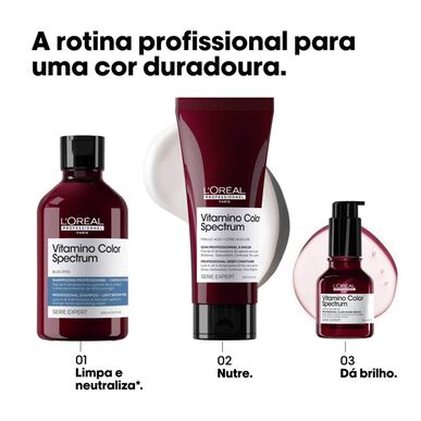 L'Oréal Professionnel Vitamino Color Spectrum Blue Shampoo, lysebrun hårfarge, 300 ml