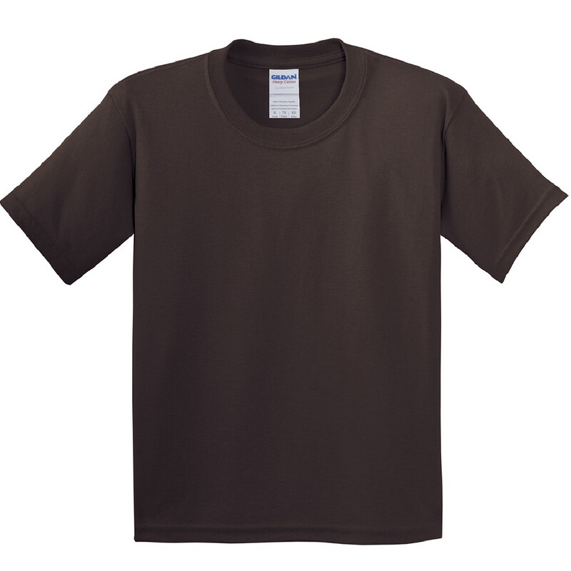 Gildan Basic T-shirt met korte mouwen en dik katoen