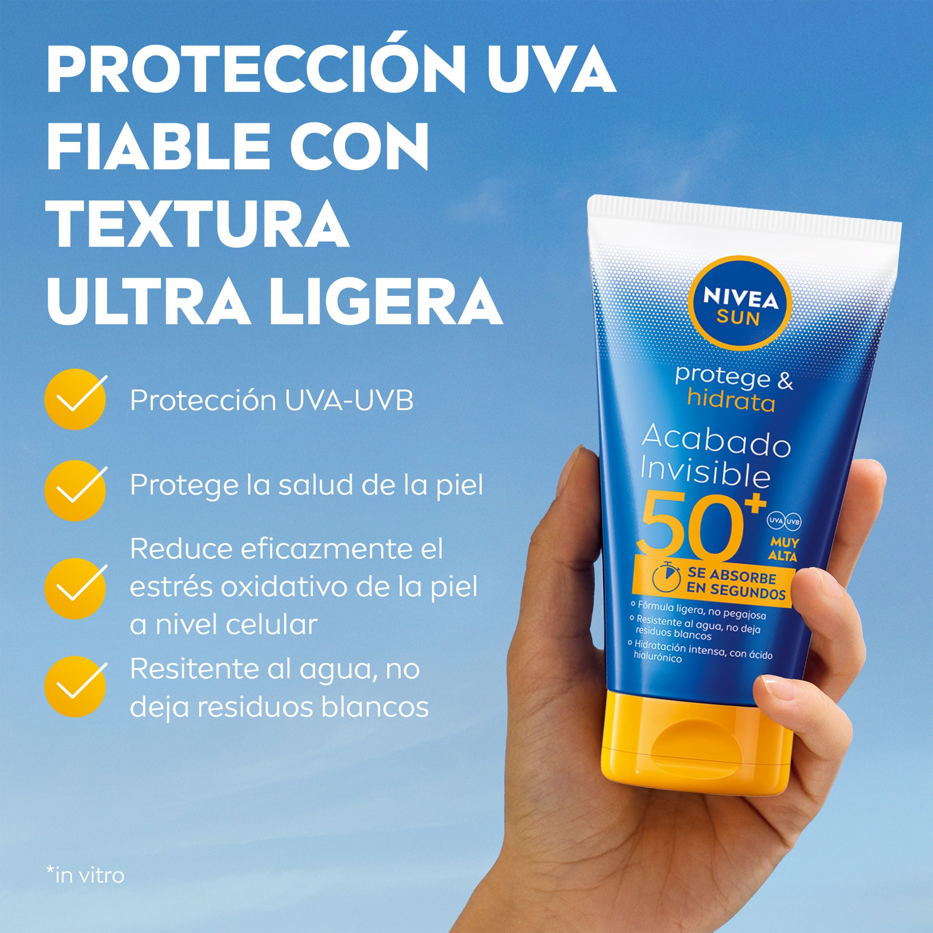 SUN Protect & Hydrate Invisible Finish losion za sunčanje SPF50 Zaštita tijela