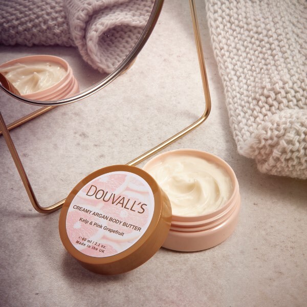 Unt de corp cremos cu argan organic Douvall's 60 ml cu grapefruit
