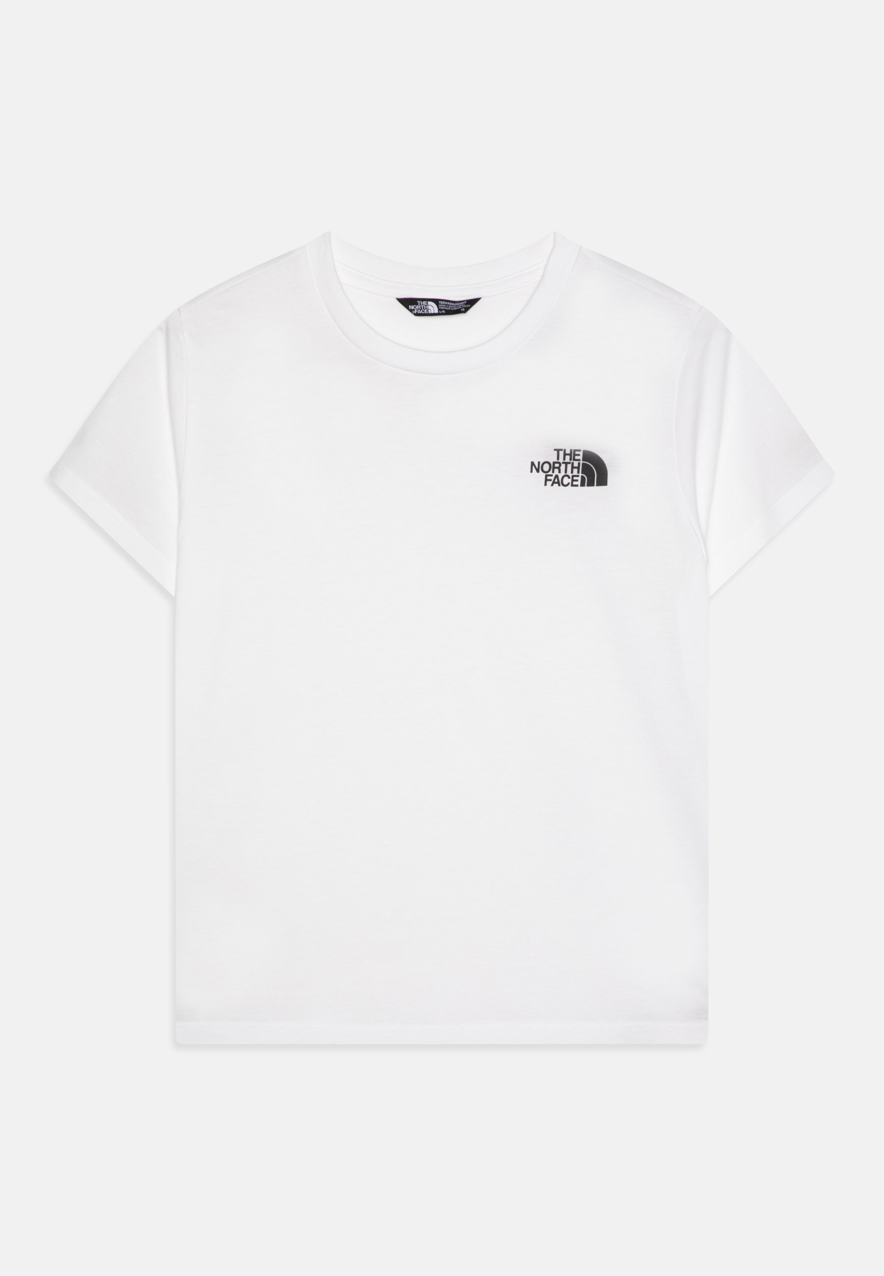The North Face TEEN SIMPLE DOME REGULAR TEE - T-shirt met print - wit
