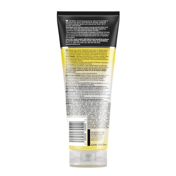 John Frieda Sheer Blonde Go Blonder šviesinamasis šampūnas, 250 ml