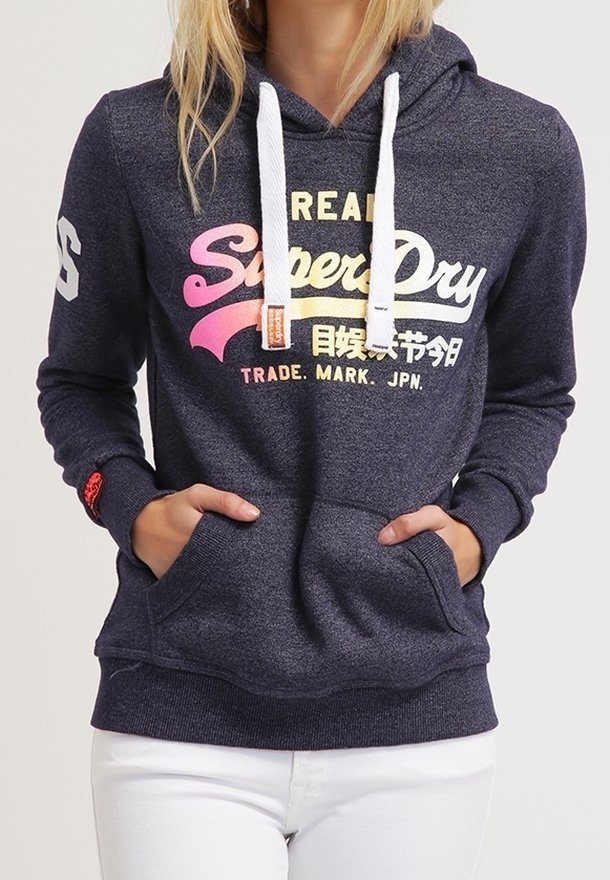 Superdry & Co Hoodie - donkerblauw