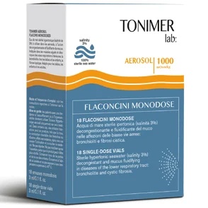 TONIMER Tonimer hypertonische oplossing aerosol 18 flesjes 3 ml verzachtend Muchi