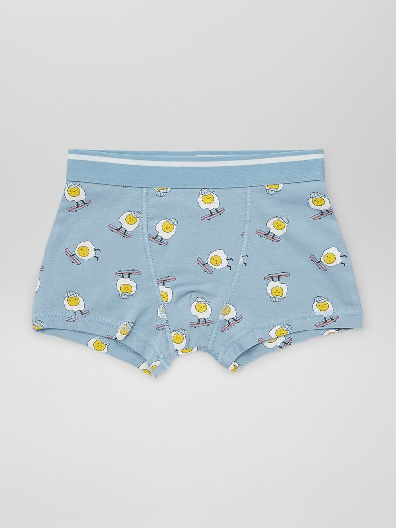 Conjunto de 3 cuecas boxer - AZUL