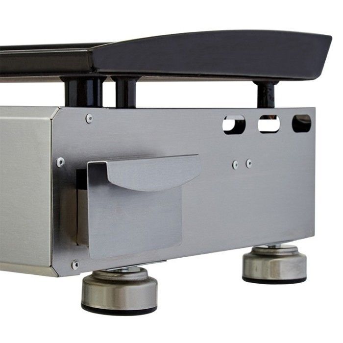 Parrilla de gas Alicia II de acero inoxidable con 3 quemadores - Brasero - 3 quemadores - Placa de acero esmaltado de 67 x 34 cm - Capacidad para hasta 10 personas - 7,5 kW, Gris