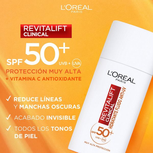 Revitalift Clinical Dnevni anti-UV hidratantni fluid s vitaminom C Hidratantne kreme za lice