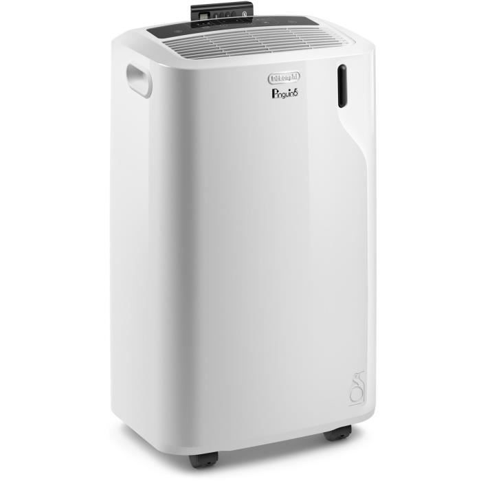 Aire acondicionado portátil DELONGHI PAC EM82K.1 - 2400 W - Ventilador y deshumidificador - 3 velocidades - Gas R290 - 9400 Btu/h