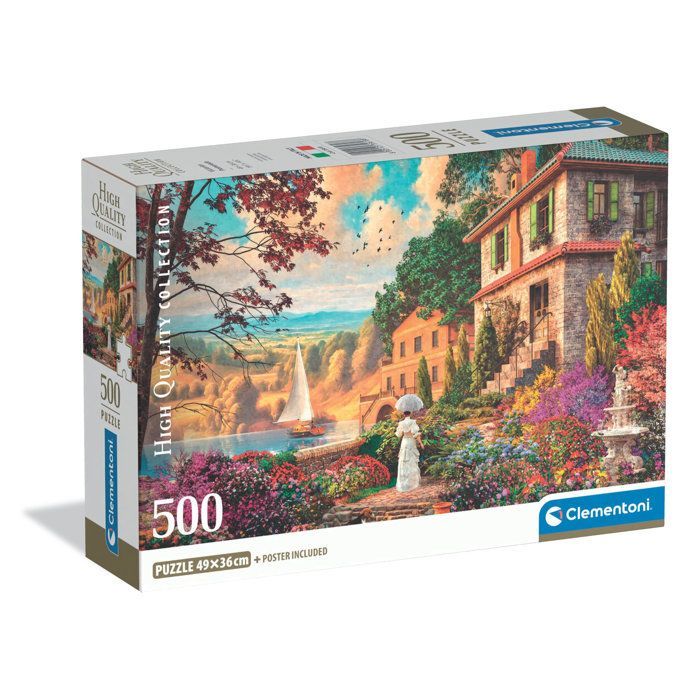 CLEMENTONI - Compact 500 pieces - Victorian Promenade
