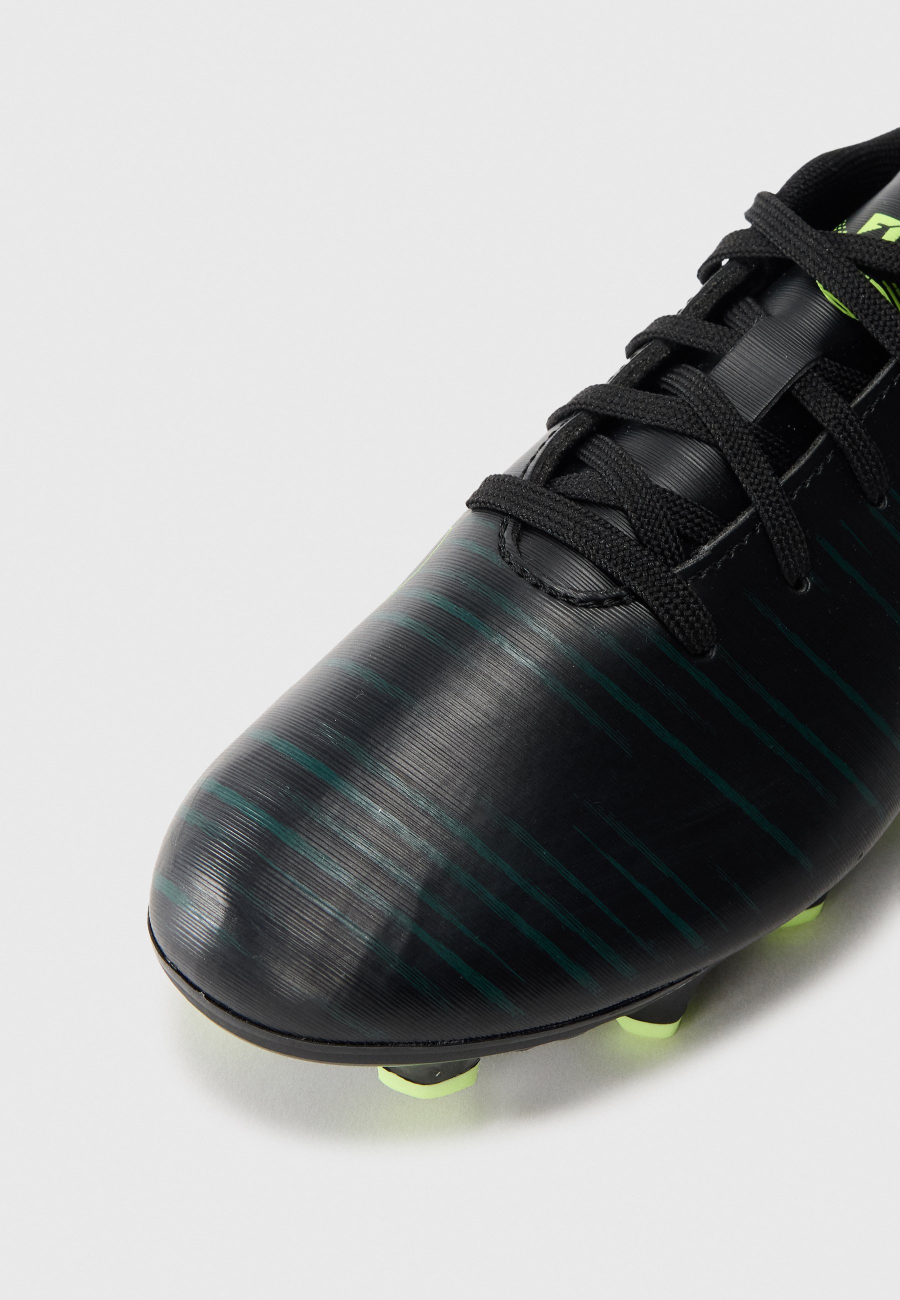 Puma FUTURE 8 PLAY UNISEX - Turf voetbalschoenen - zwart/lichtgroen/turf