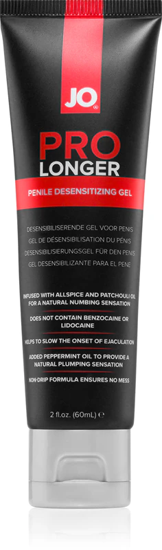 Sistema JO PROLONGER gel retardante da ejaculação