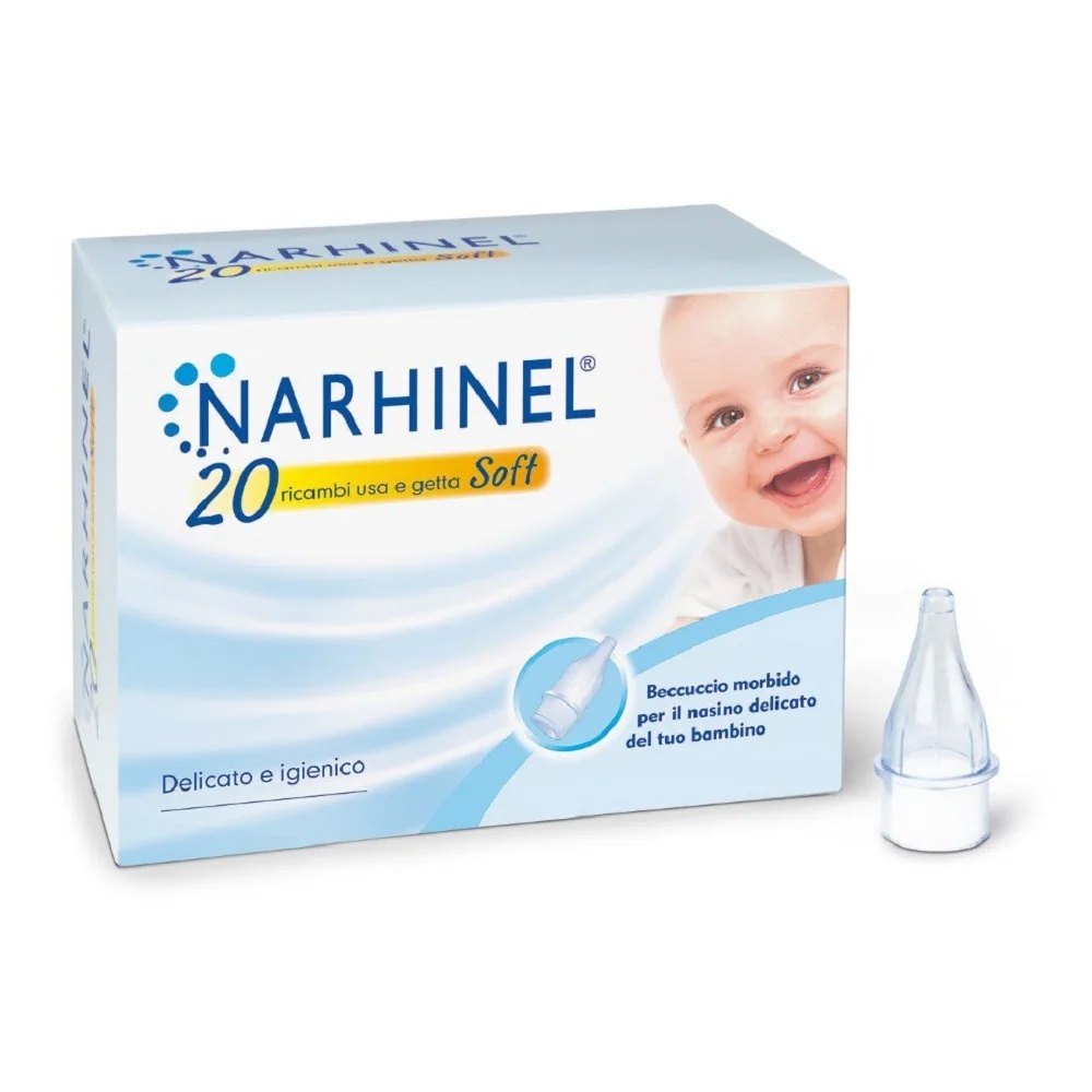 NARHINEL Narhinel Soft 20 recambios desechables para el aspirador nasal Soft