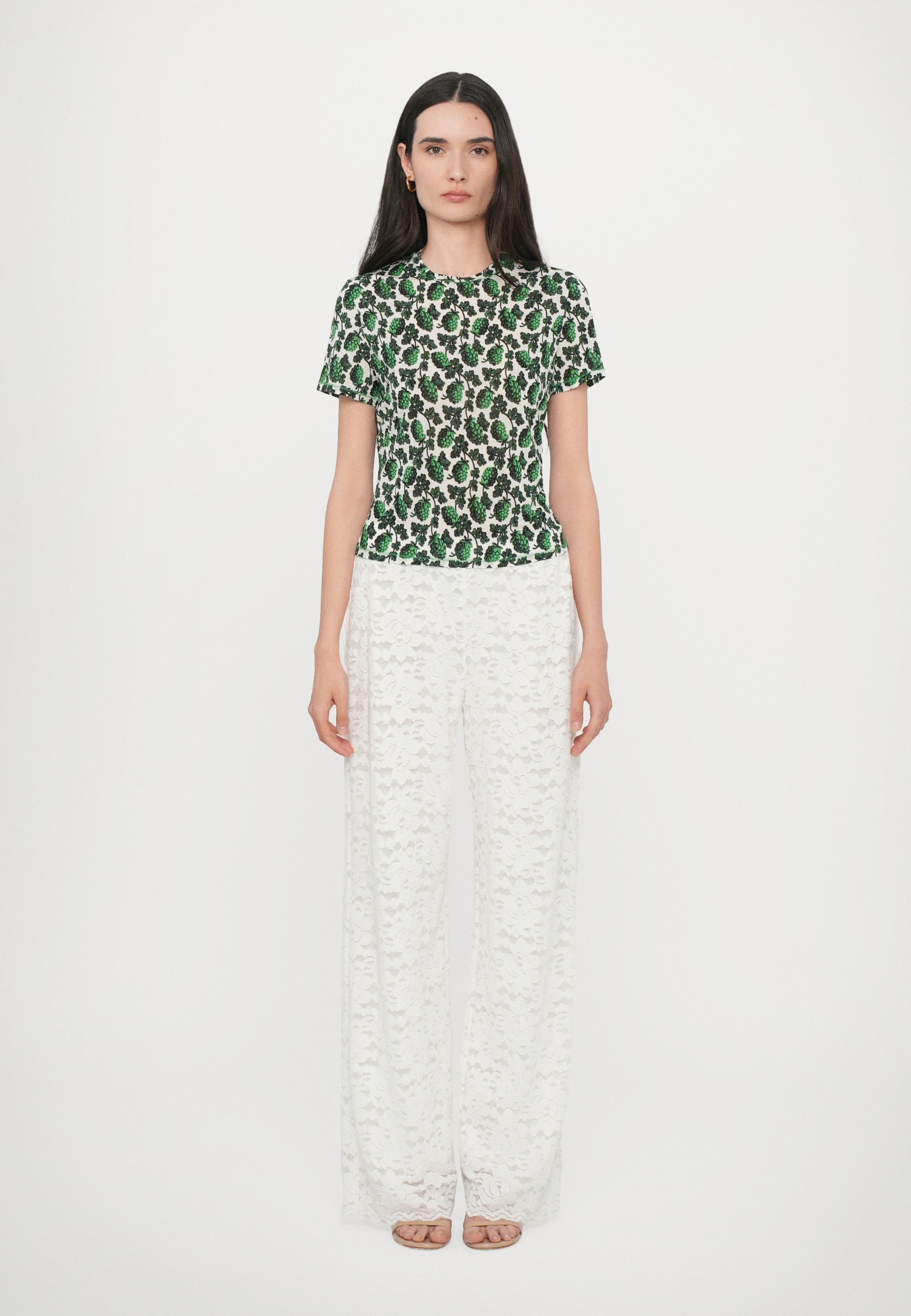 Diane von Furstenberg MALIA - Pantaloni - bianchi