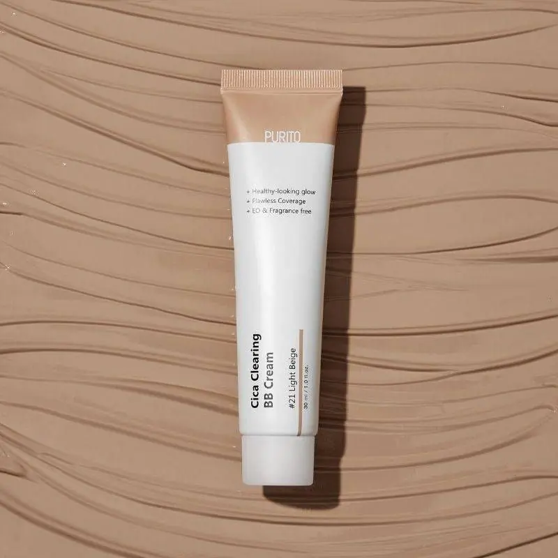 Purito Cica Clearing Regenerujący krem BB z wąkrotą azjatycką 21 Light Beige