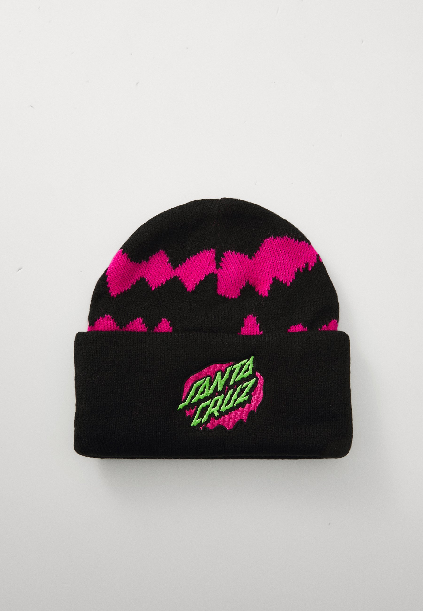 Santa Cruz YOUTH SLIME STRIPE BEANIE UNISEX - Mütze - schwarz