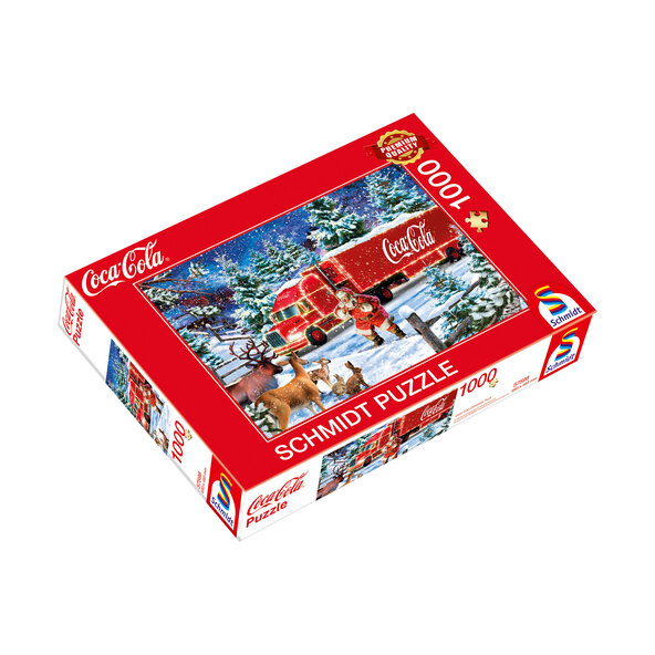 Puzzle Caminhão de Natal Coca Cola®, 1.000 peças