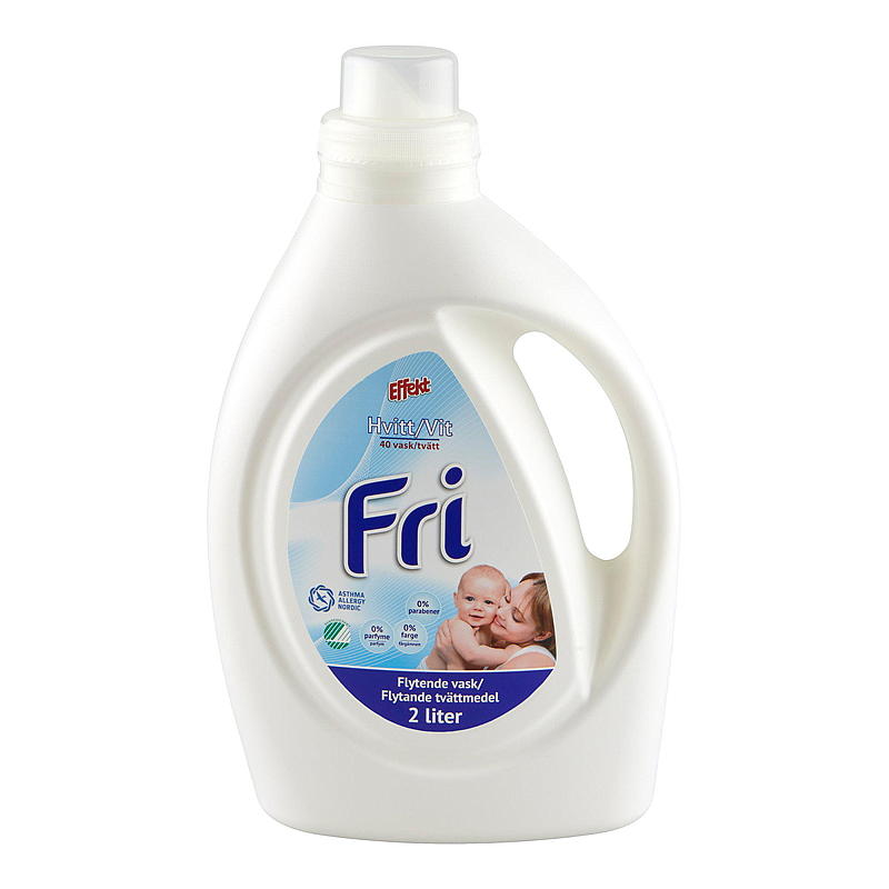 Giftfritt tvättmedel 2 l Vit Giftfri