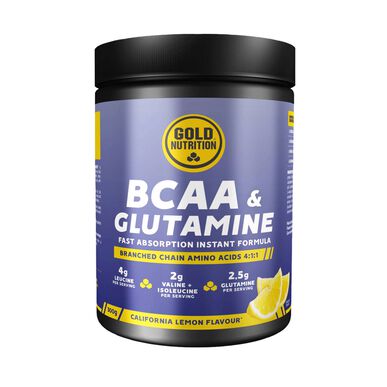 GOLDNUTRITION BCAA Glutamiinijauhe Sitruuna - Lime 300g 300g