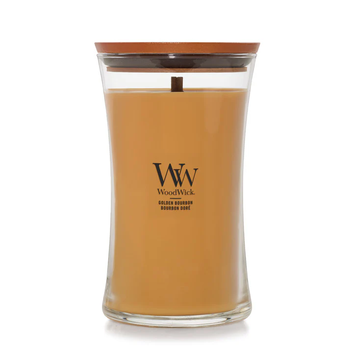 Hourglass Candles Golden Bourbon - Candela Profumata