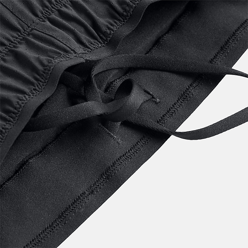 Shorts femininos RC de 3 polegadas - PRETO