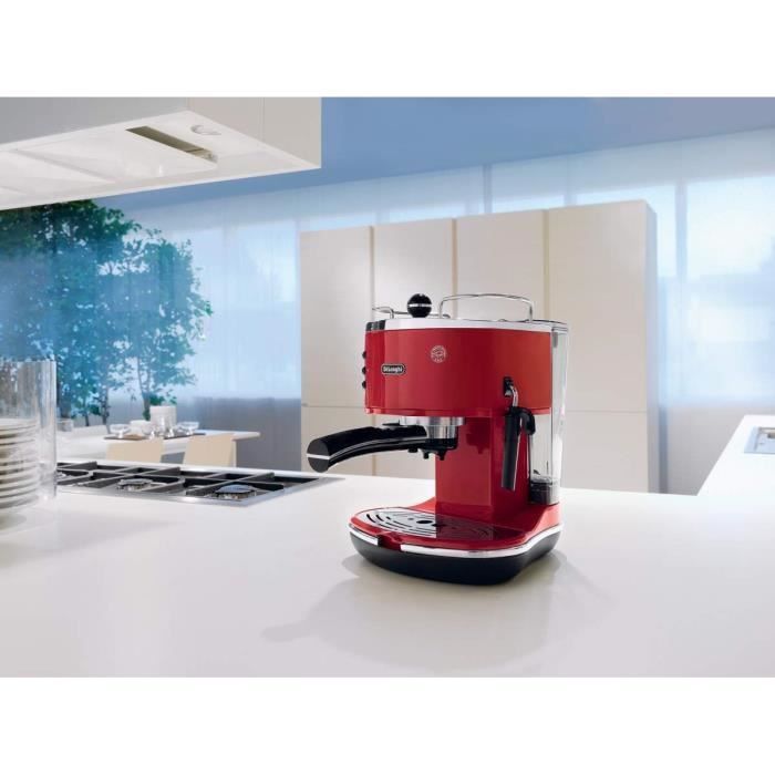 Cafetera espresso manual - De'Longhi - Icona - ECO311.R - Roja