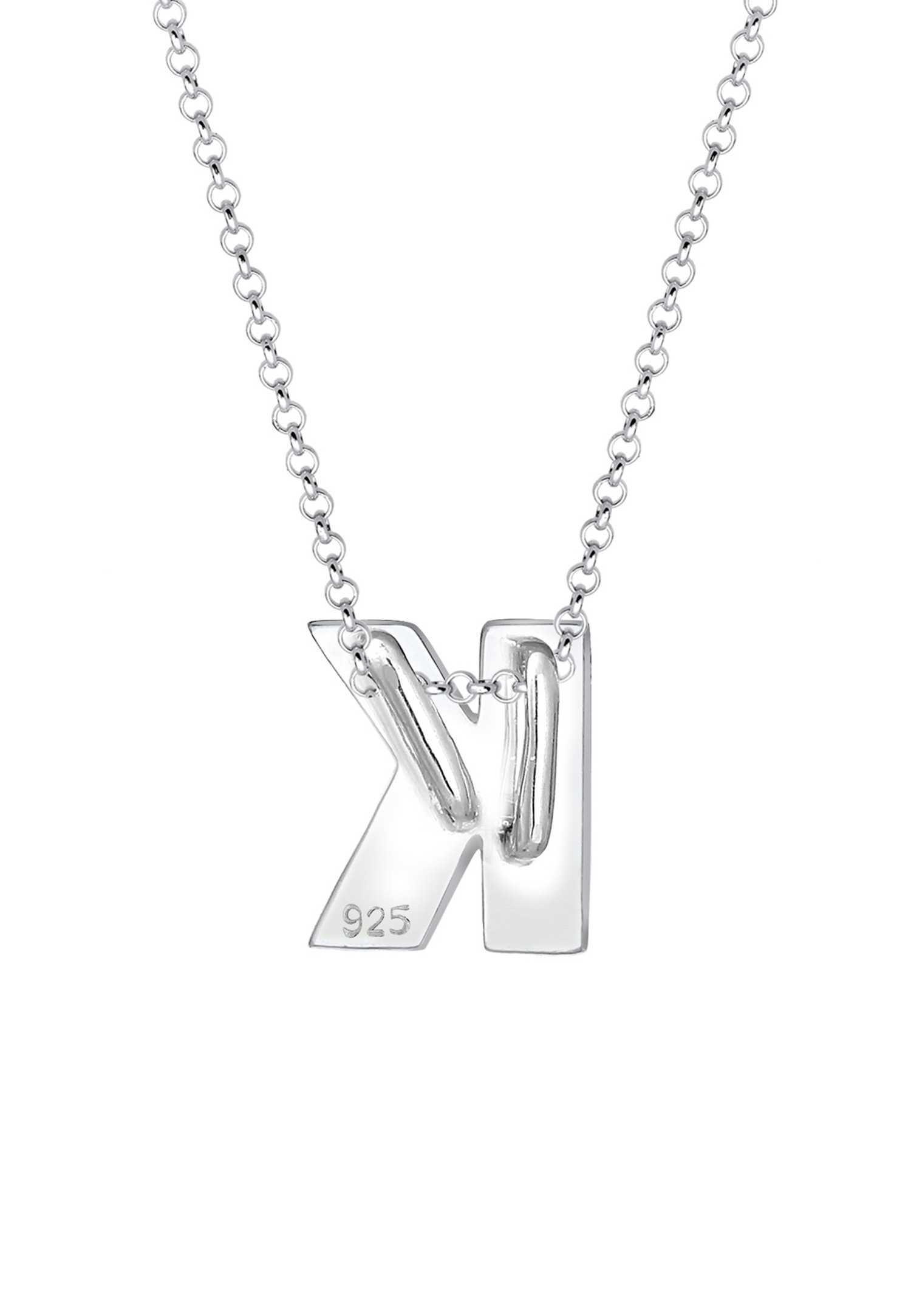 Elli Femme Pendentif Lettre K Initiale - (925/1000) Argent