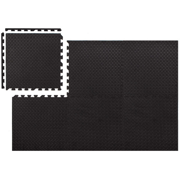 Mata piankowa 120x180 do ćwiczeń puzzle 6 szt.