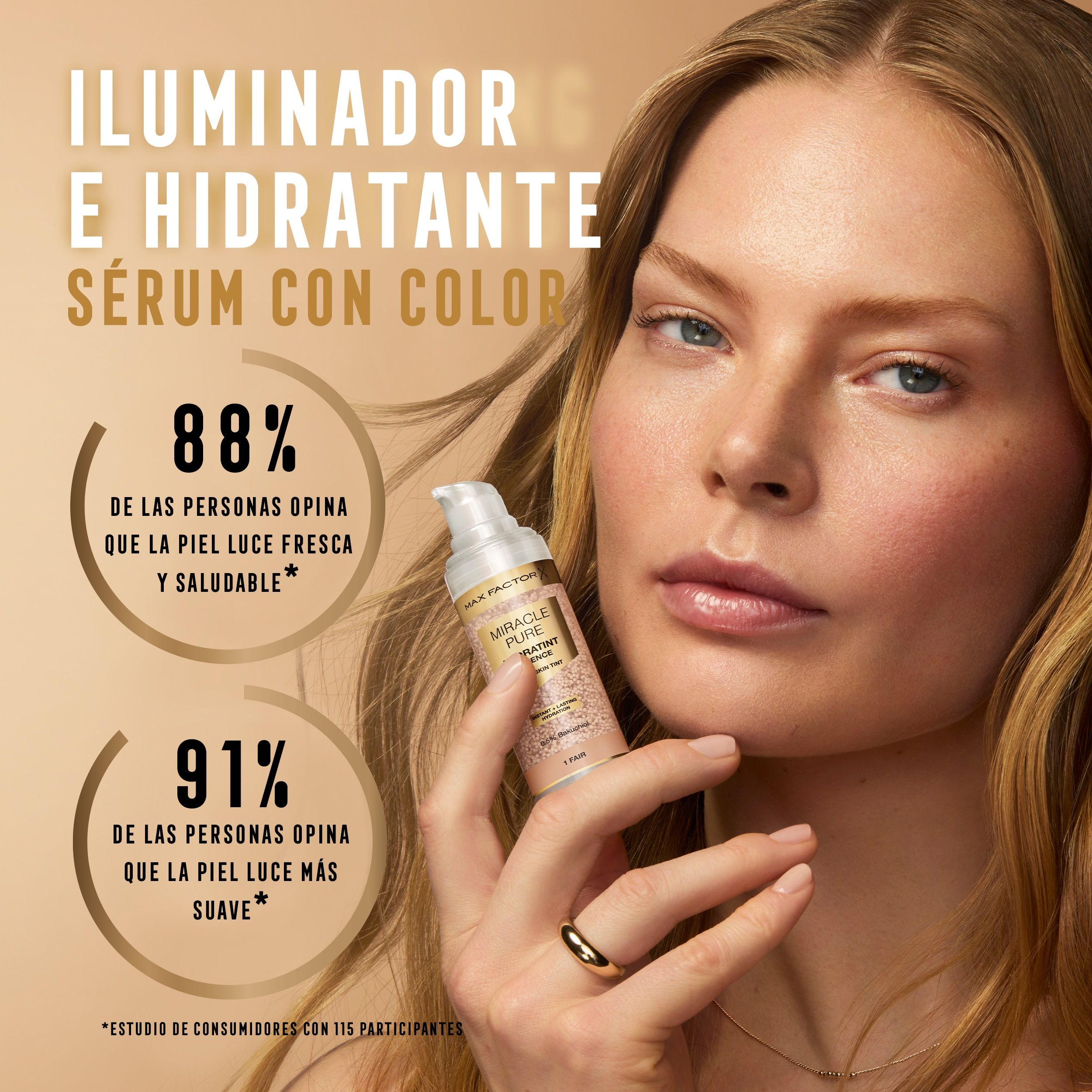 „Miracle Pure Hydratint Essence“ makiažo bazė Makiažo bazės