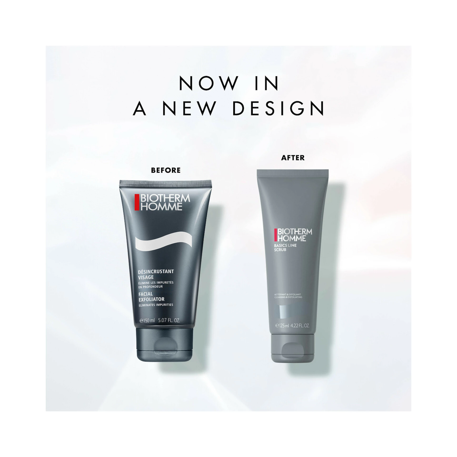 Exfoliant facial Basics Line 125 ml - Biotherm Homme
