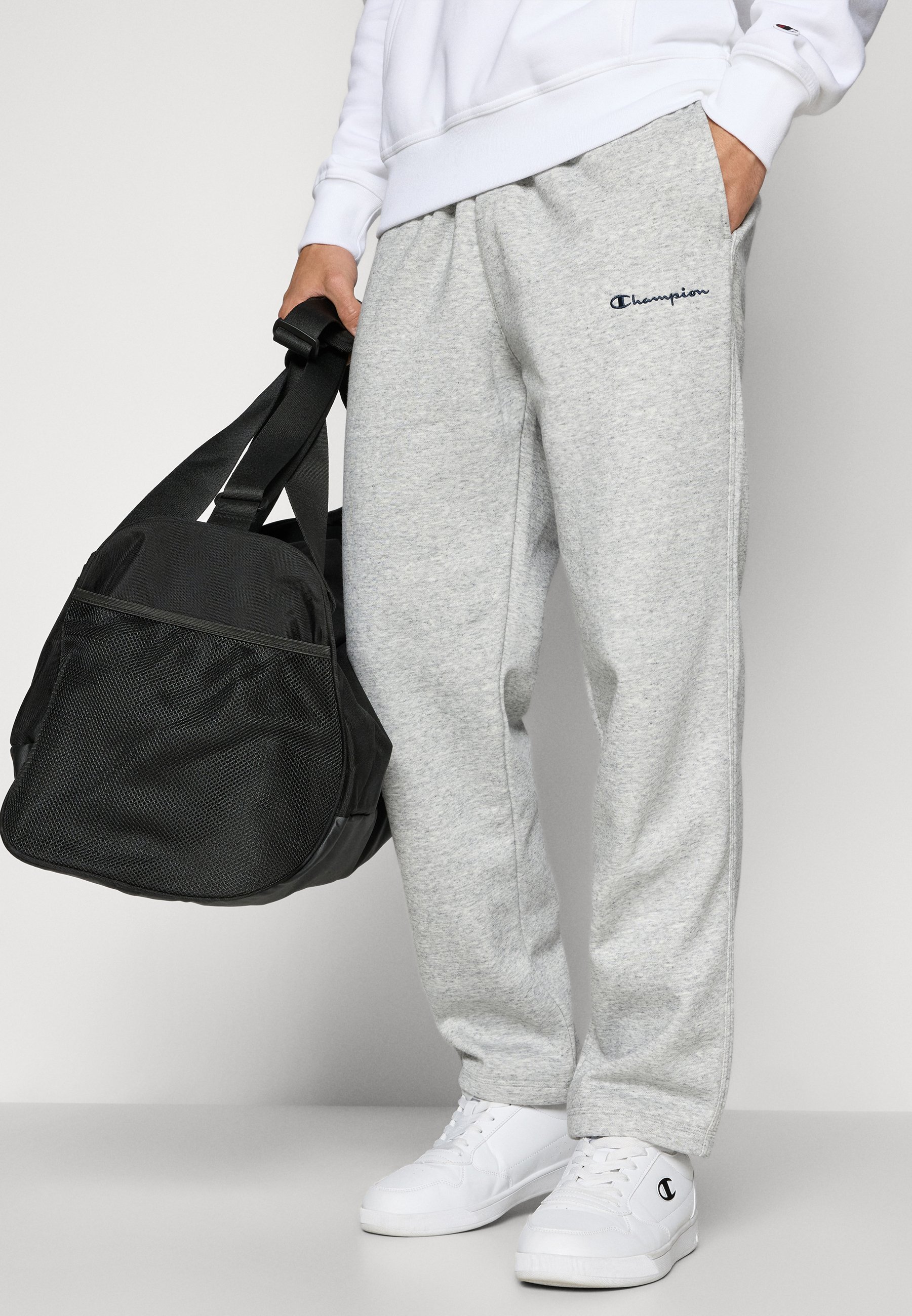 Champion ICONS STRAIGHT HEM PANTS - Trainingsbroek - grijs