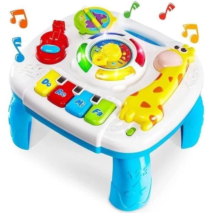 Activity Toy - AMOUNE - Musical Activity Center Table - 24 months - Plastic - Lights and Sounds