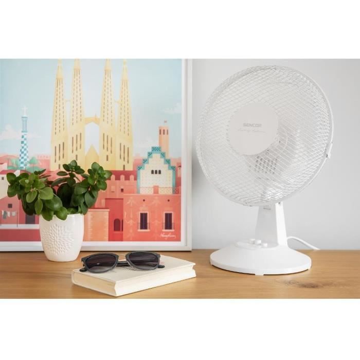 Ventilador de escritorio - Sencor - SFE 2310WH