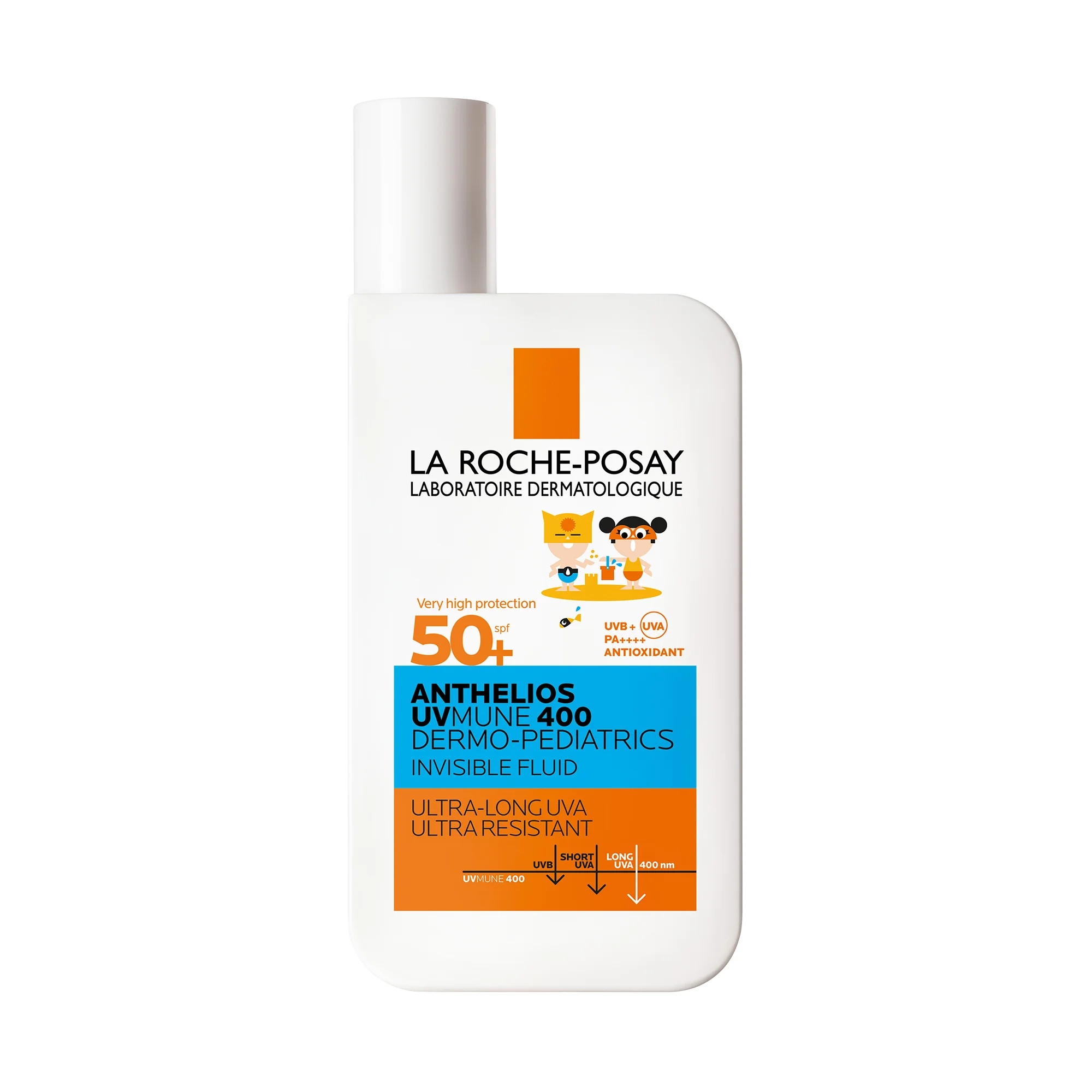 LA ROCHE POSAY La Roche Posay Anthelios Fluido Uvmune Dp 50+ 50 ml Crème solaire pédiatrique pour peaux fragiles et atopiques