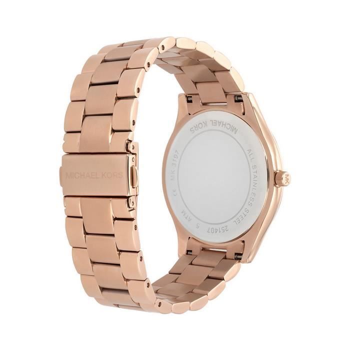 Horloge - Michael Kors - MK3197 - Quartz - Roségoud - 5 ATM - Dames