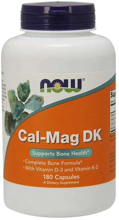 Now Foods Cal-Mag DK, Suplement diety z wapniem, magnezem, witaminami D i K, Kapsułki