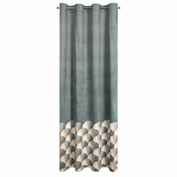 Zasłona GINA 140x250 cm stalowa wachlarze
