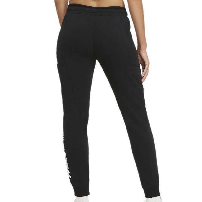 Pantaloni da tuta Nike Air Fleece - Donna - Neri - Fitness - Vita elasticizzata con coulisse