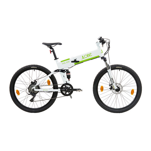 Opvouwbare mountainbike e-bike 27,5 inch FML 830, wit