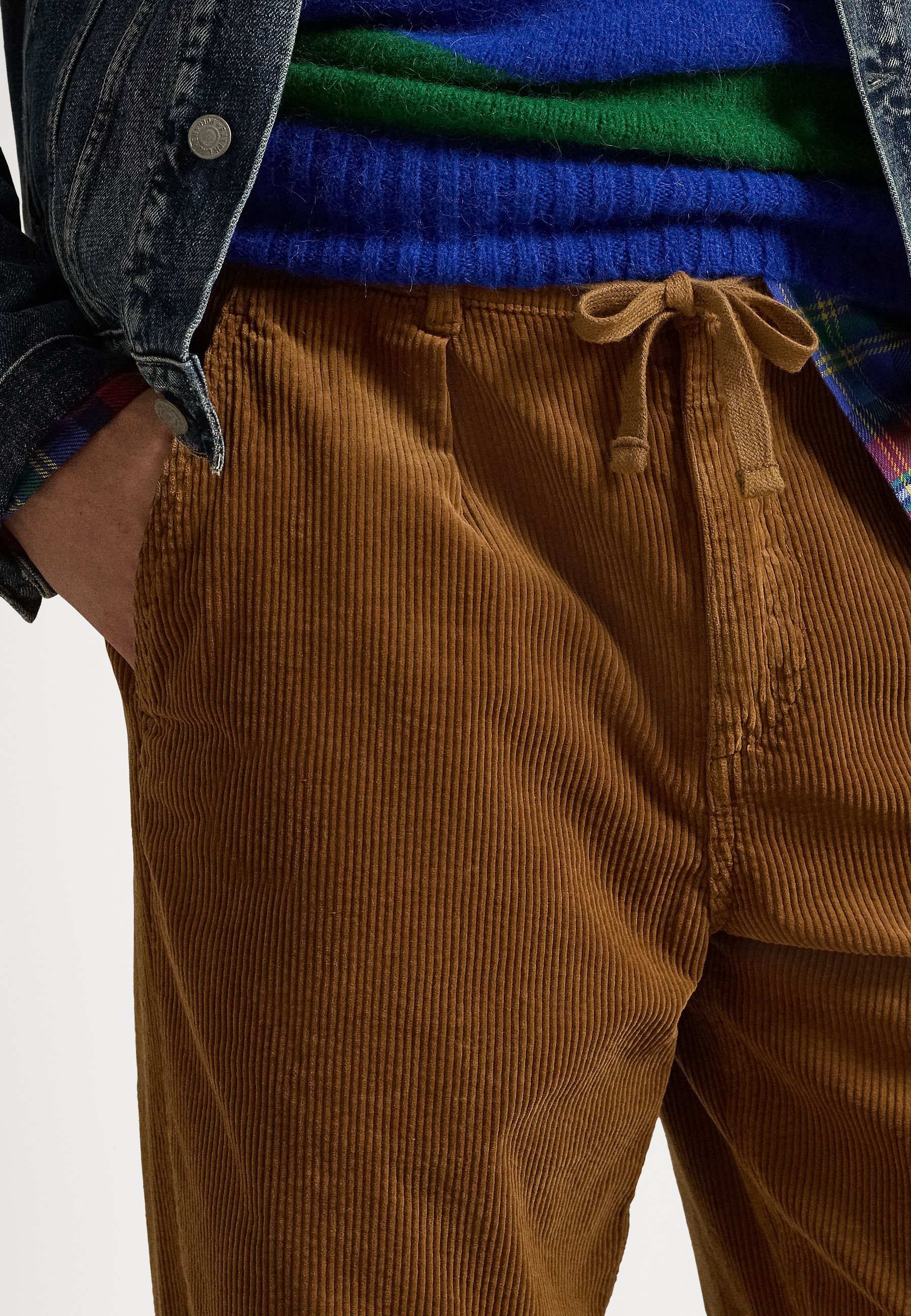 Polo Ralph Lauren POLO PREPSTER CORDHOSE - Arbeitshose in Hellbraun