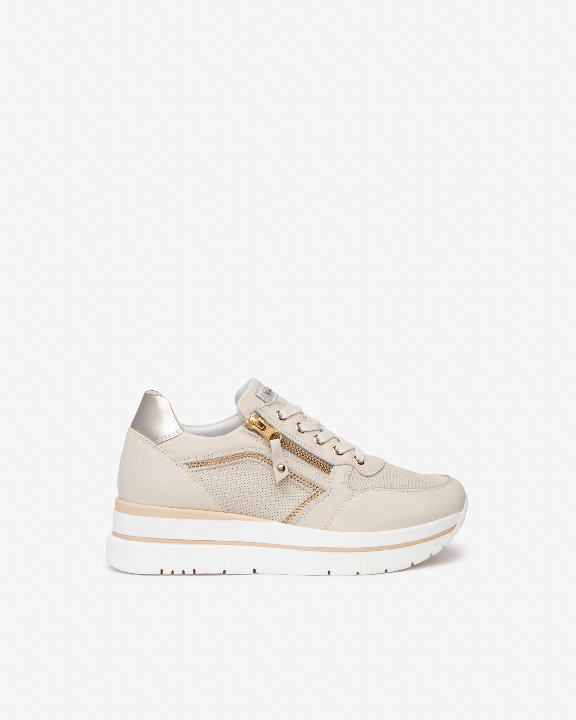 Baskets en cuir et daim pour femmes