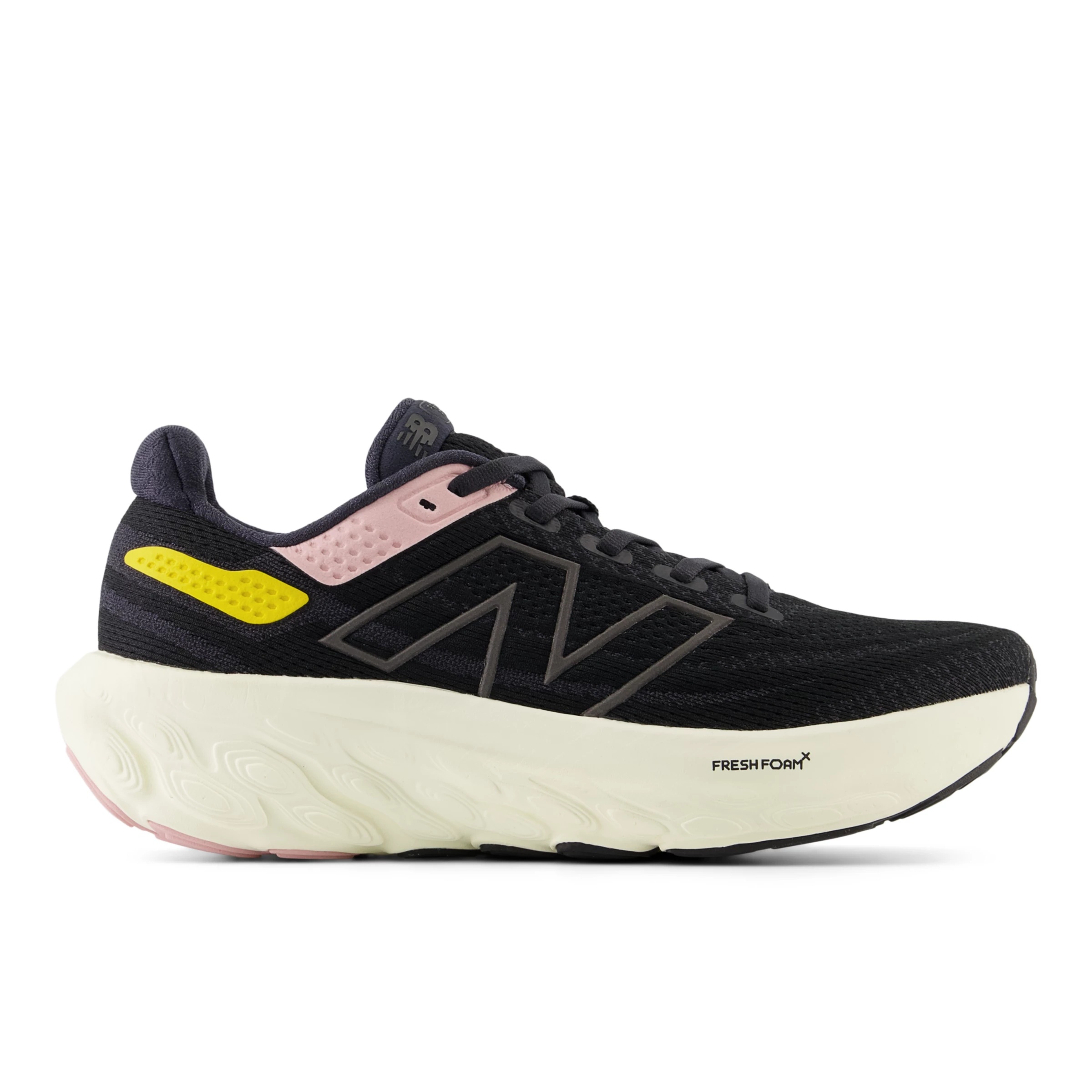 Fresh Foam X 1080 v13 Black con orb pink e ginger lemon