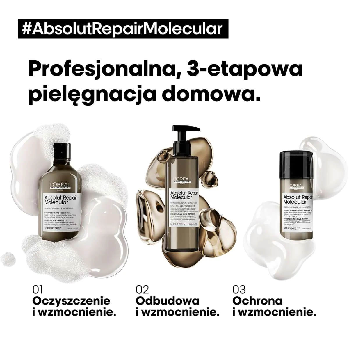 L’Oréal Professionnel Paris odbudowujące serum do spłukiwania Absolut Repair Molecular