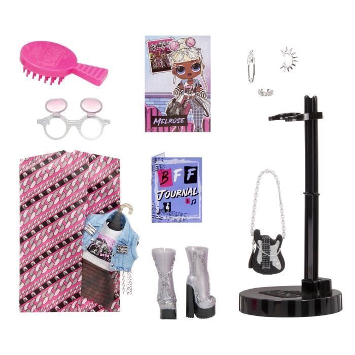 Muñeca de moda LOL Surprise OMG Serie 6 - Melrose - Atuendos y accesorios